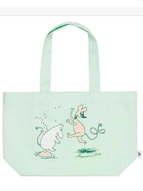 Arabia Moomin's Days 2025 Mint Green Tote Bag